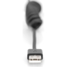 Digitus | USB 2.0 Type A to USB C Spiral Cable | AK-300430-006-S | USB-A to USB-C USB 2.0 Type A, plug | USB C, plug