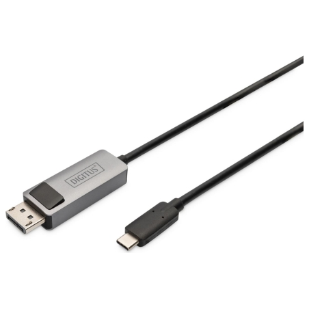 Digitus | Bi-directional Adapter Cable | DB-300334-020-S | USB-C to DP USB-C | Display Port
