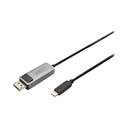 Digitus | Bi-directional Adapter Cable | DB-300334-020-S | USB-C to DP USB-C | Display Port