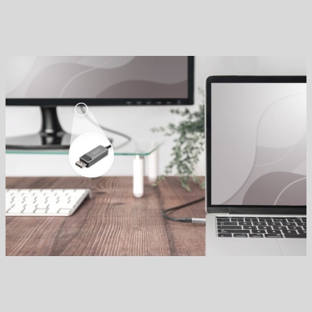 Digitus | Bi-directional Adapter Cable | DB-300334-010-S | USB-C to DisplayPort