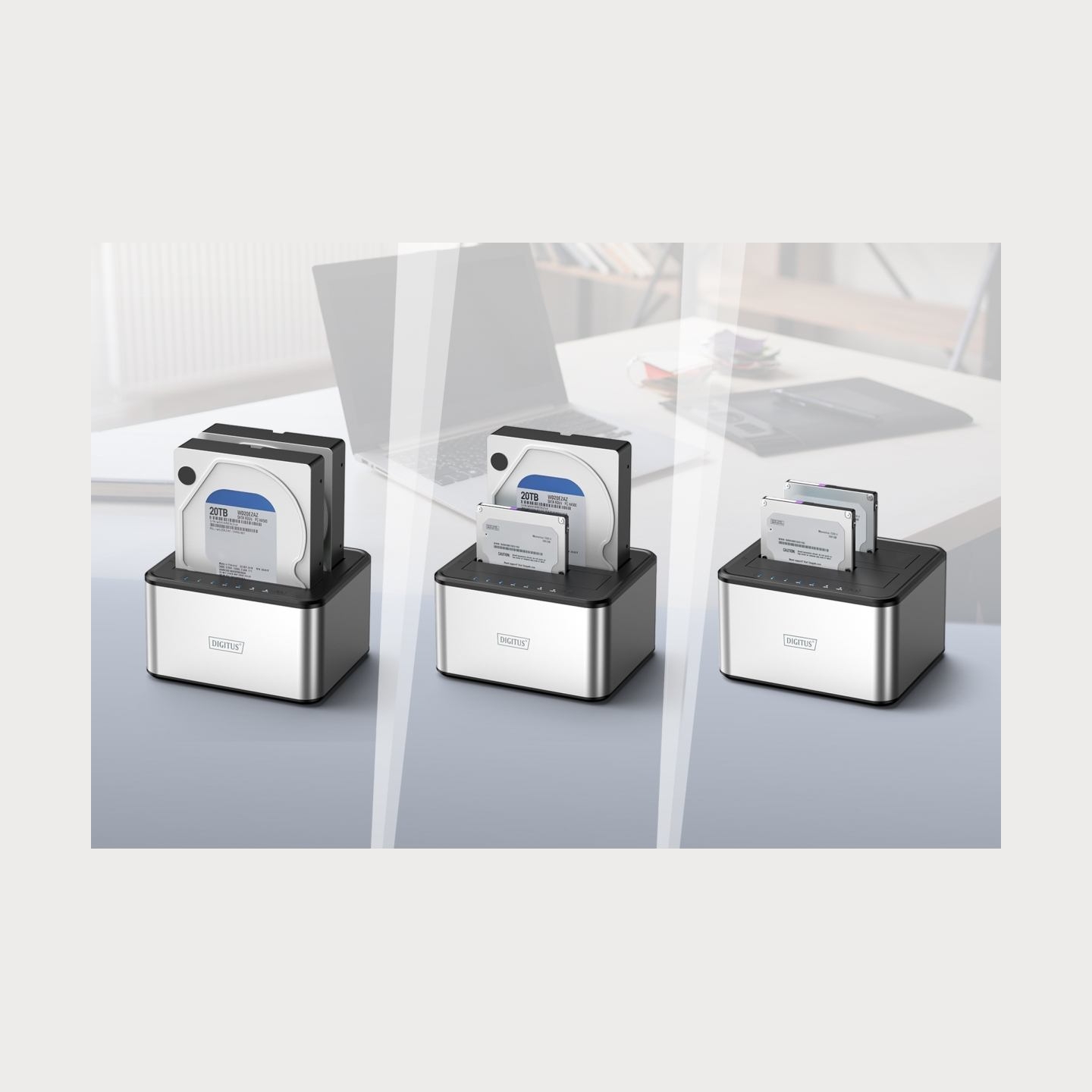 Digitus USB 3.0 dual SATA HDD Docking Station 2.5"/3.5"