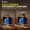 Digitus LED Desk Lamp, 50 cm, Black | DA-90490 | 1025 lm | 7 W | 3000-6500 K | Warm to cold white light | LED lamp | 10 V