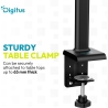 Digitus LED Desk Lamp, 50 cm, Black | DA-90490 | 1025 lm | 7 W | 3000-6500 K | Warm to cold white light | LED lamp | 10 V