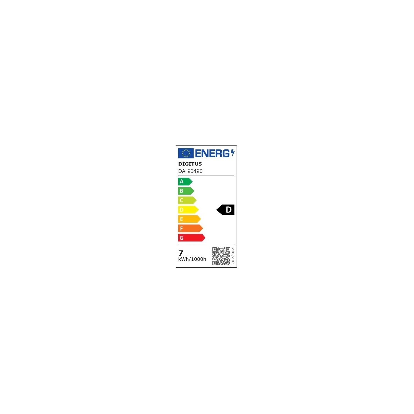 Digitus LED Desk Lamp, 50 cm, Black | DA-90490 | 1025 lm | 7 W | 3000-6500 K | Warm to cold white light | LED lamp | 10 V