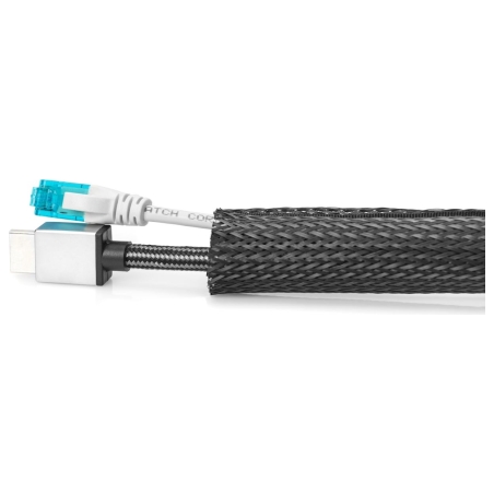 Digitus | Flexible Cable Tube with Hook and Loop Fastener Cable Sock | DA-90507