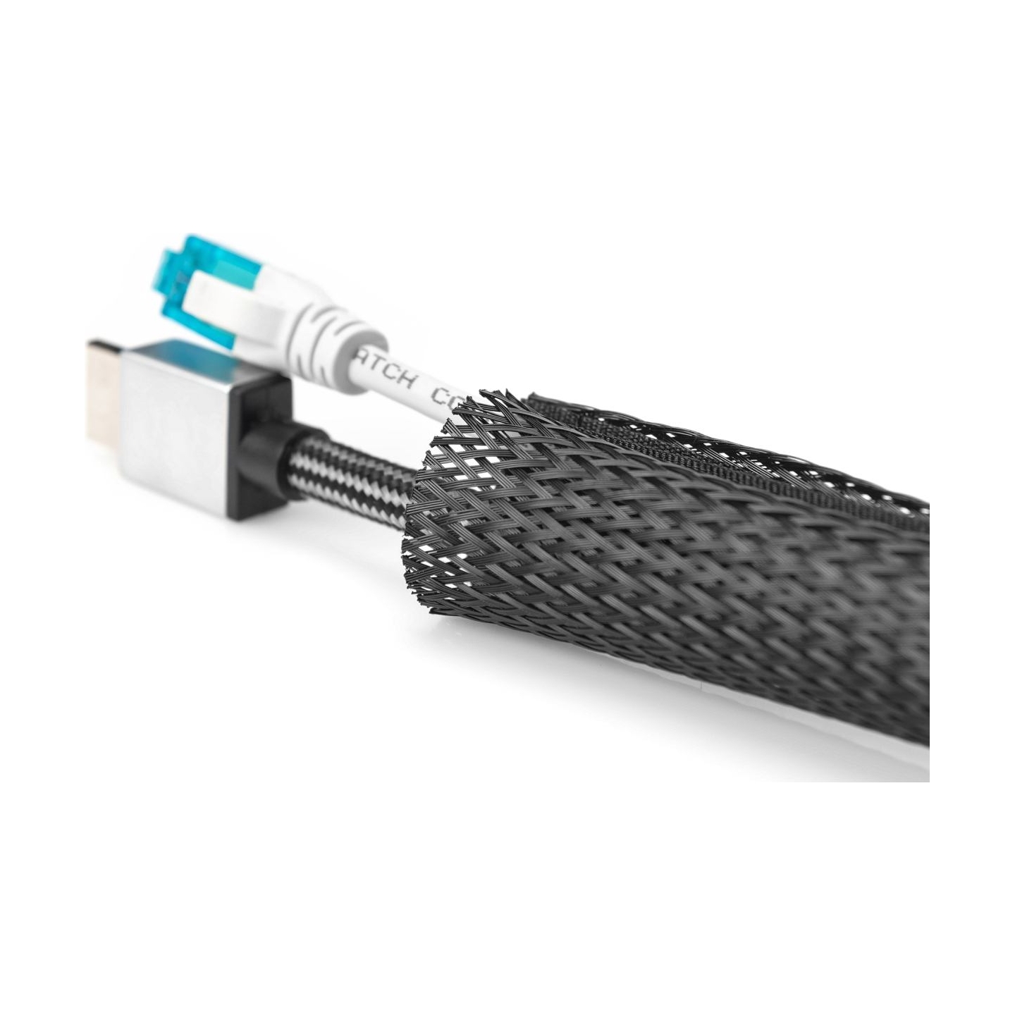 Digitus | Flexible Cable Tube with Hook and Loop Fastener Cable Sock | DA-90507