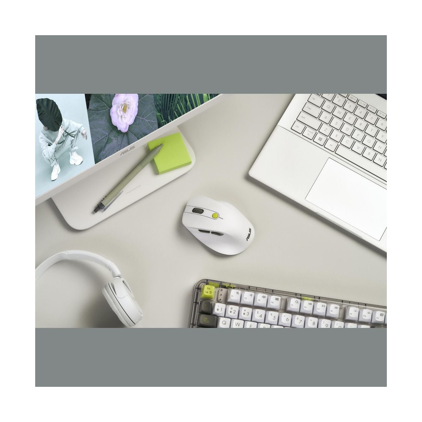 Asus Mouse | MD105 | Wireless | Bluetooth, 2.4GHz | Volt Green