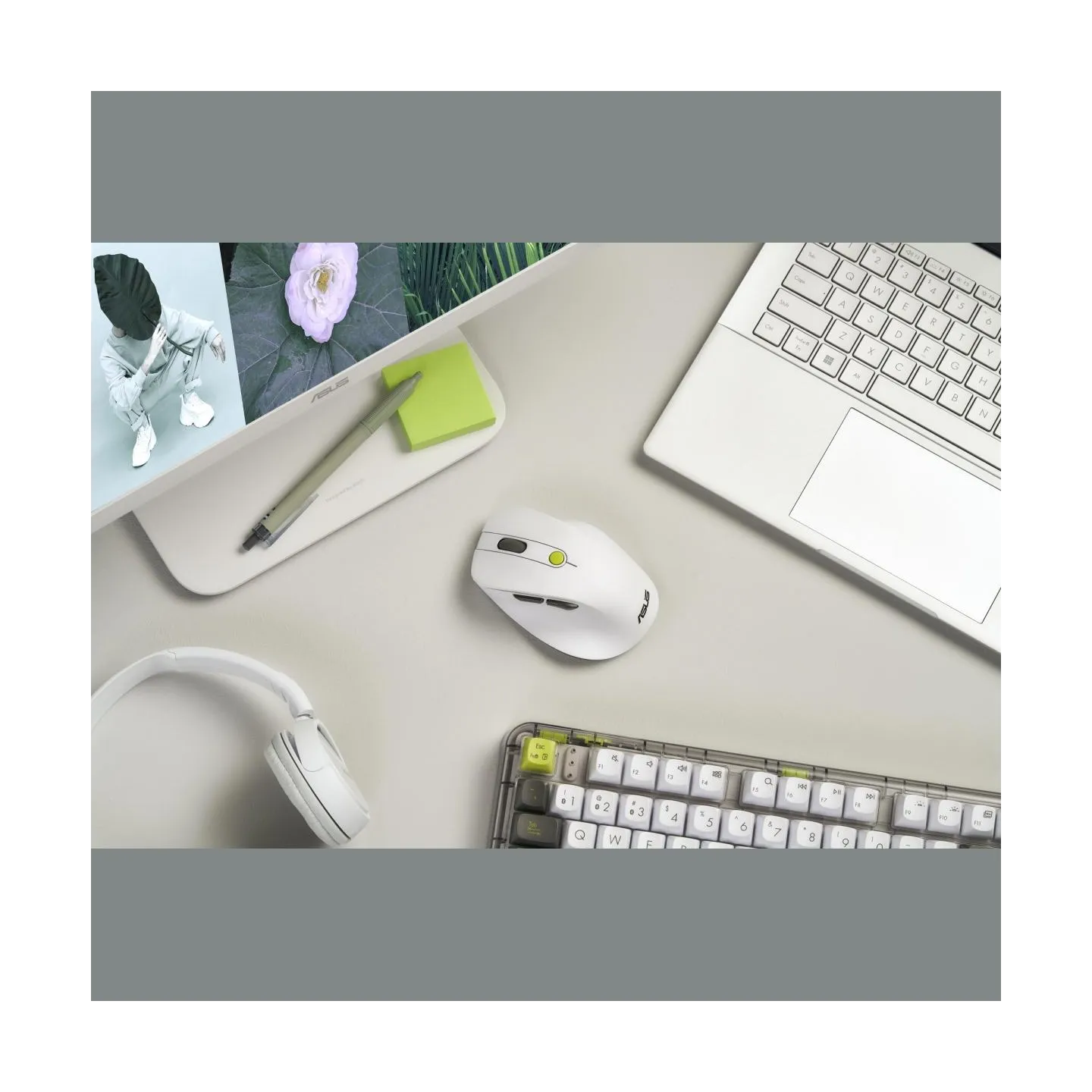 Asus Mouse | MD105 | Wireless | Bluetooth, 2.4GHz | Volt Green