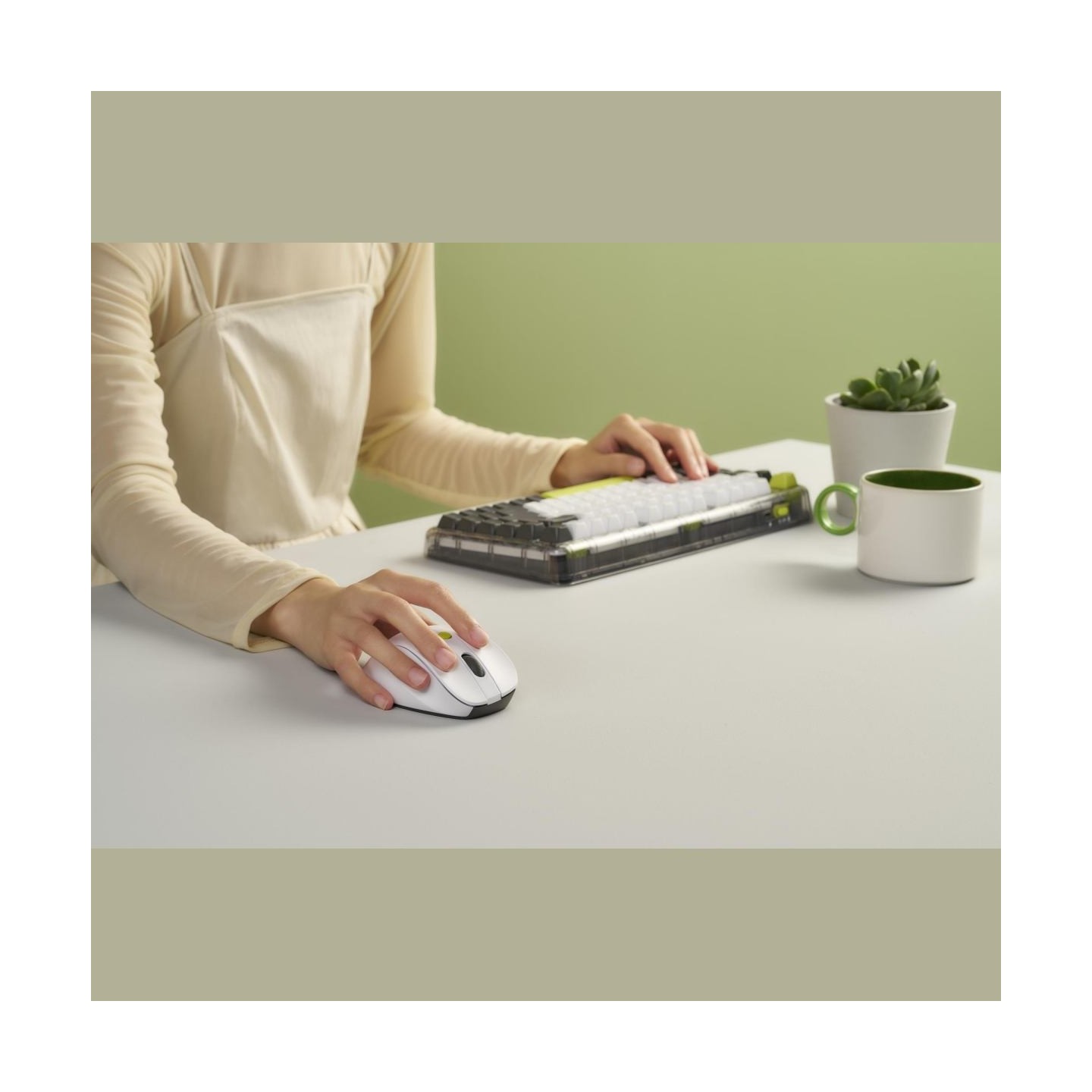 Asus Mouse | MD105 | Wireless | Bluetooth, 2.4GHz | Volt Green