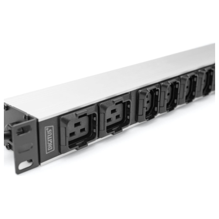 Digitus | Socket Strip with Aluminum Profile, 10-way, IEC C20 plug | DN-95427 | Sockets quantity 7