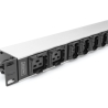 Digitus | Socket Strip with Aluminum Profile, 10-way, IEC C20 plug | DN-95427 | Sockets quantity 7