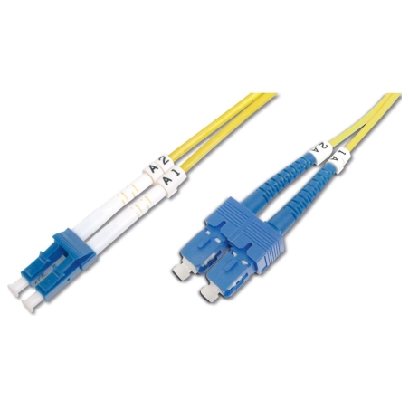 Digitus | Patch Cord | DK-2932-02 | Cable diameter 3 mm; Cable type: I-VH 2E9/125µ; Fiber diameter: 09/125µ; Connector 1/2: LC/S