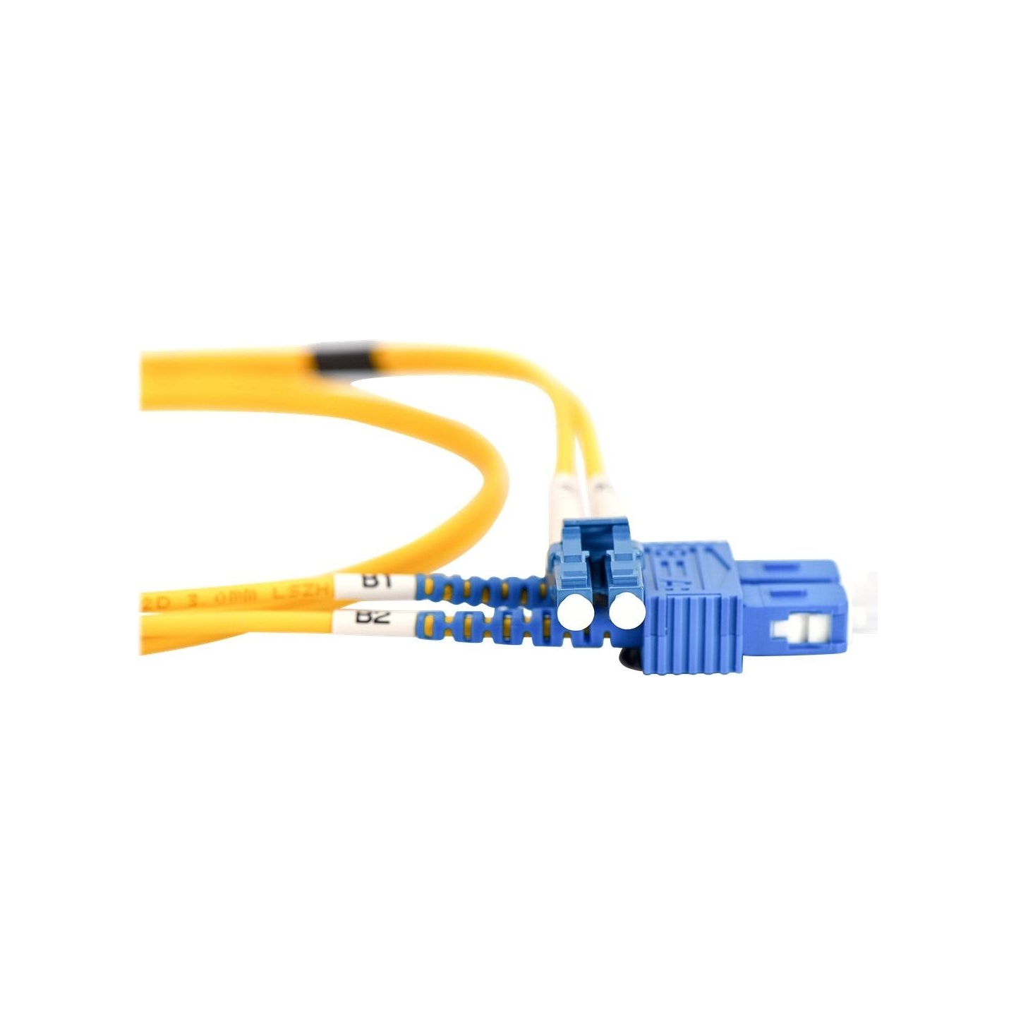 Digitus | Patch Cord | DK-2932-02 | Cable diameter 3 mm; Cable type: I-VH 2E9/125µ; Fiber diameter: 09/125µ; Connector 1/2: LC/S