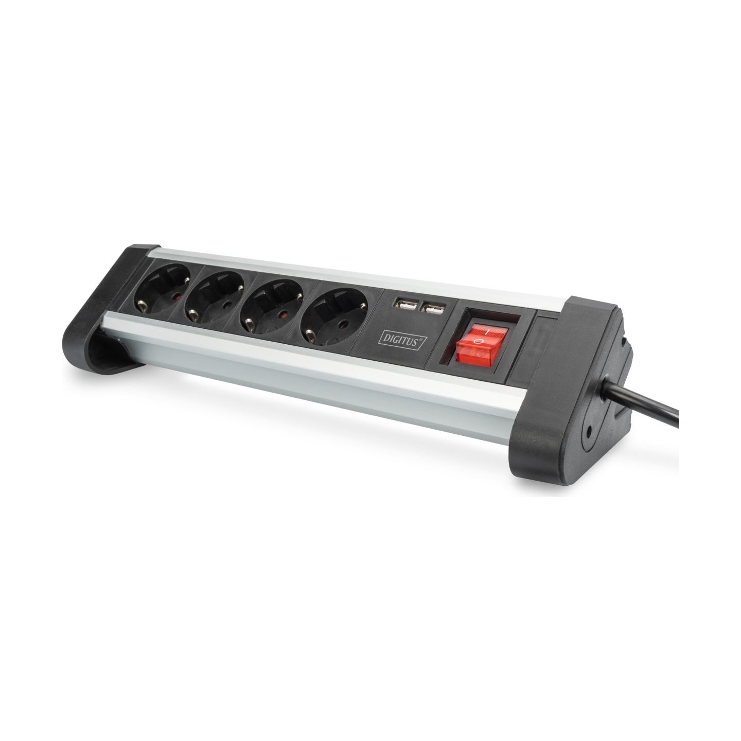 Digitus | Office Power Strip | DA-70614 | Silver/Black