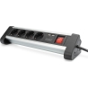 Digitus | Office Power Strip | DA-70614 | Silver/Black