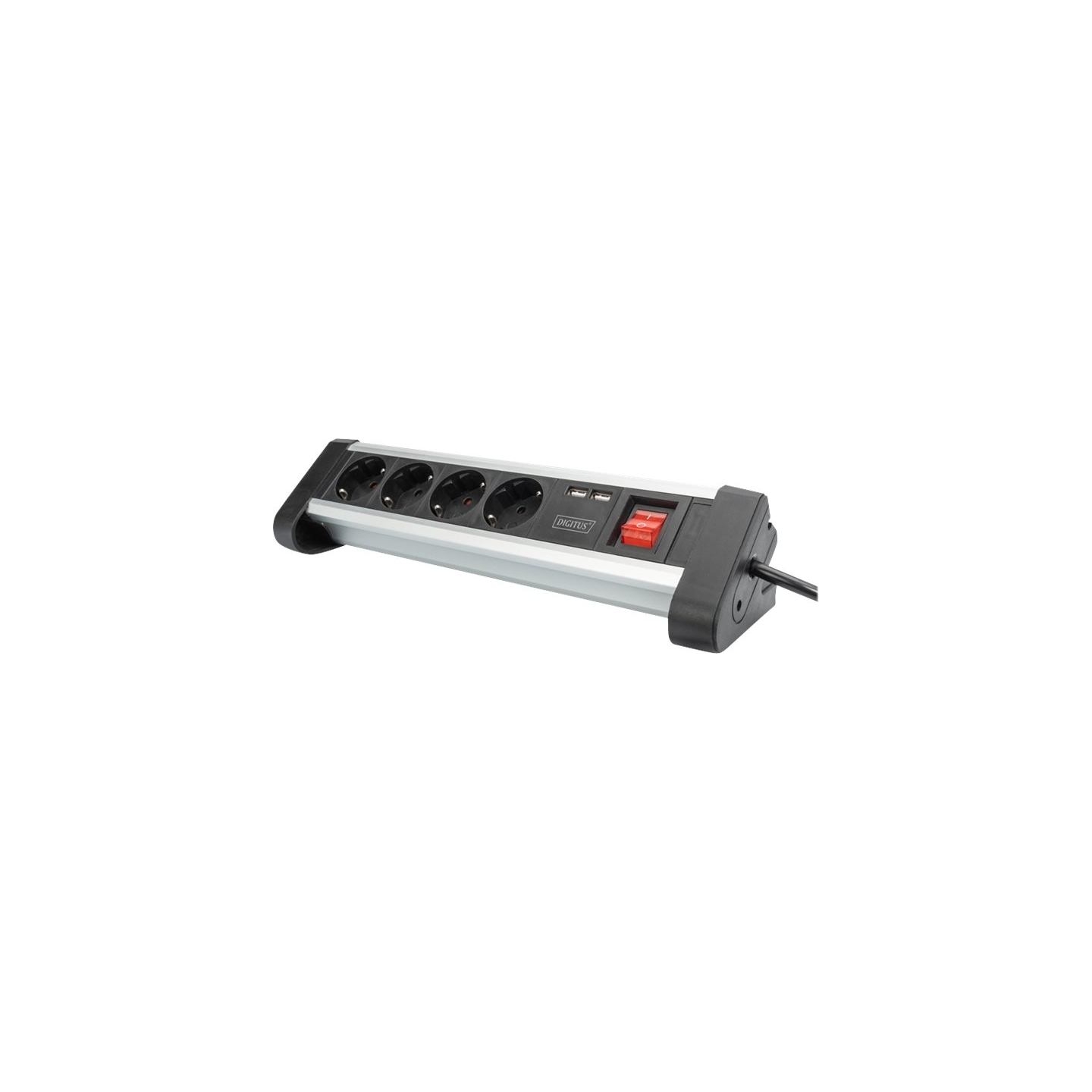 Digitus | Office Power Strip | DA-70614 | Silver/Black