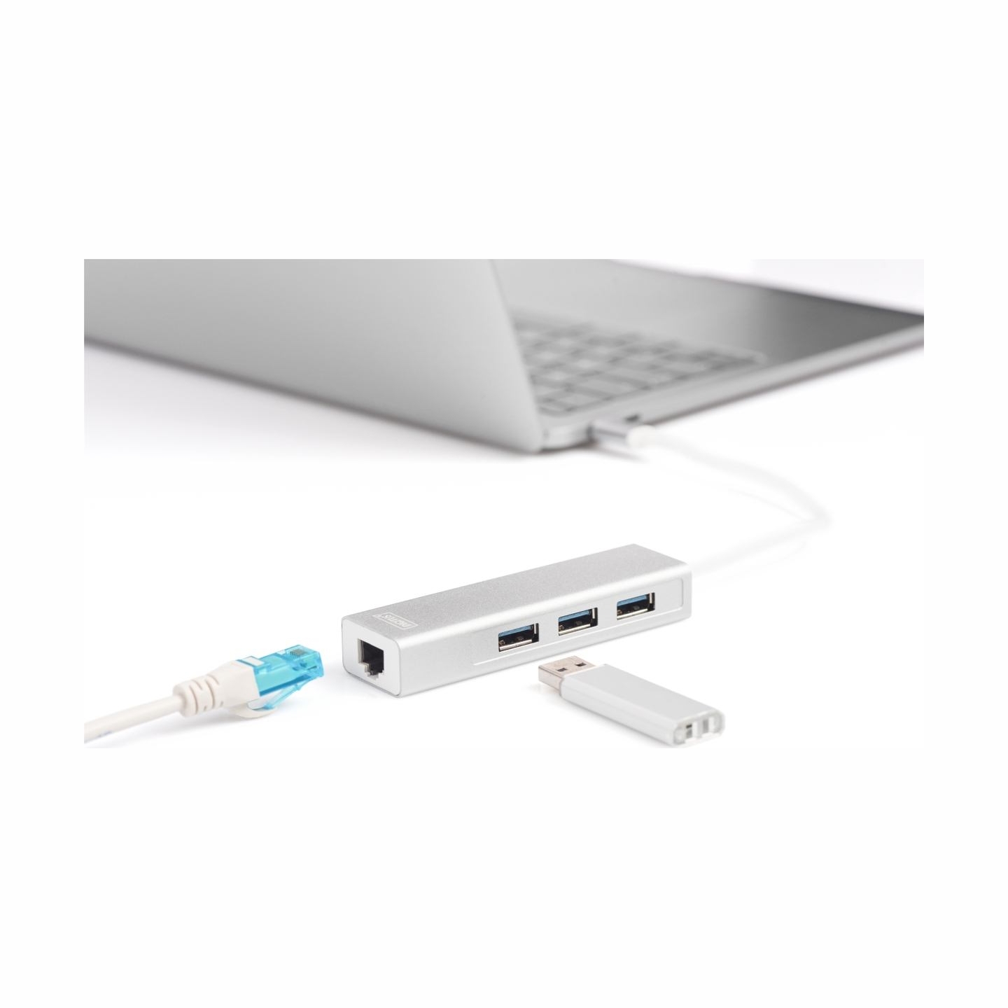 Digitus | USB Type-C 3-Port Hub + Gigabit Ethernet