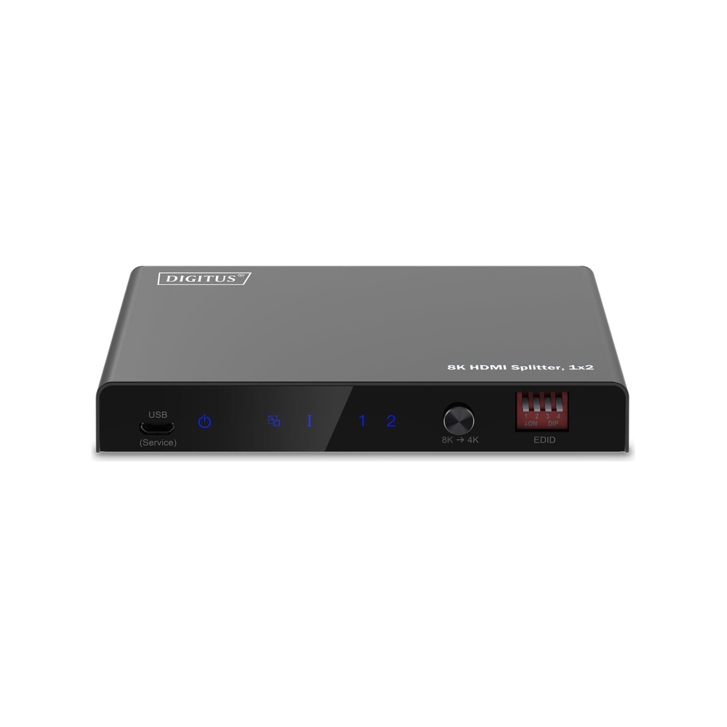Digitus 8K HDMI Splitter, 1x2 | DS-55339 | Black