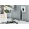 Digitus | Safety Plug for Flush Mounting with 1 x USB Type-C, 1 x USB A