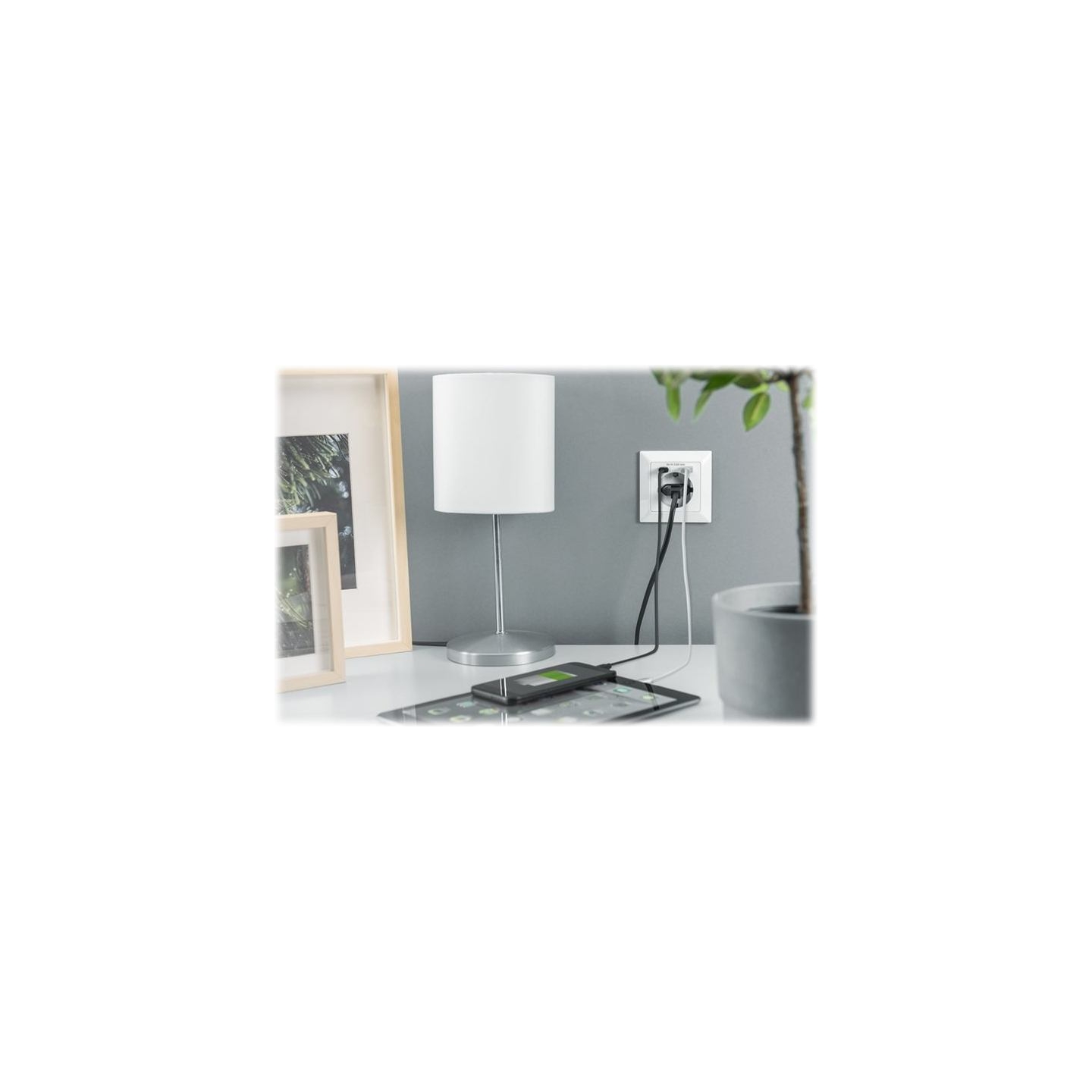 Digitus | Safety Plug for Flush Mounting with 1 x USB Type-C, 1 x USB A