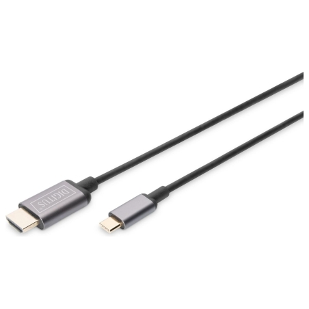 Digitus | USB Type-C to HDMI Adapter | DA-70821 | Black | USB Type-C | 1.8 m