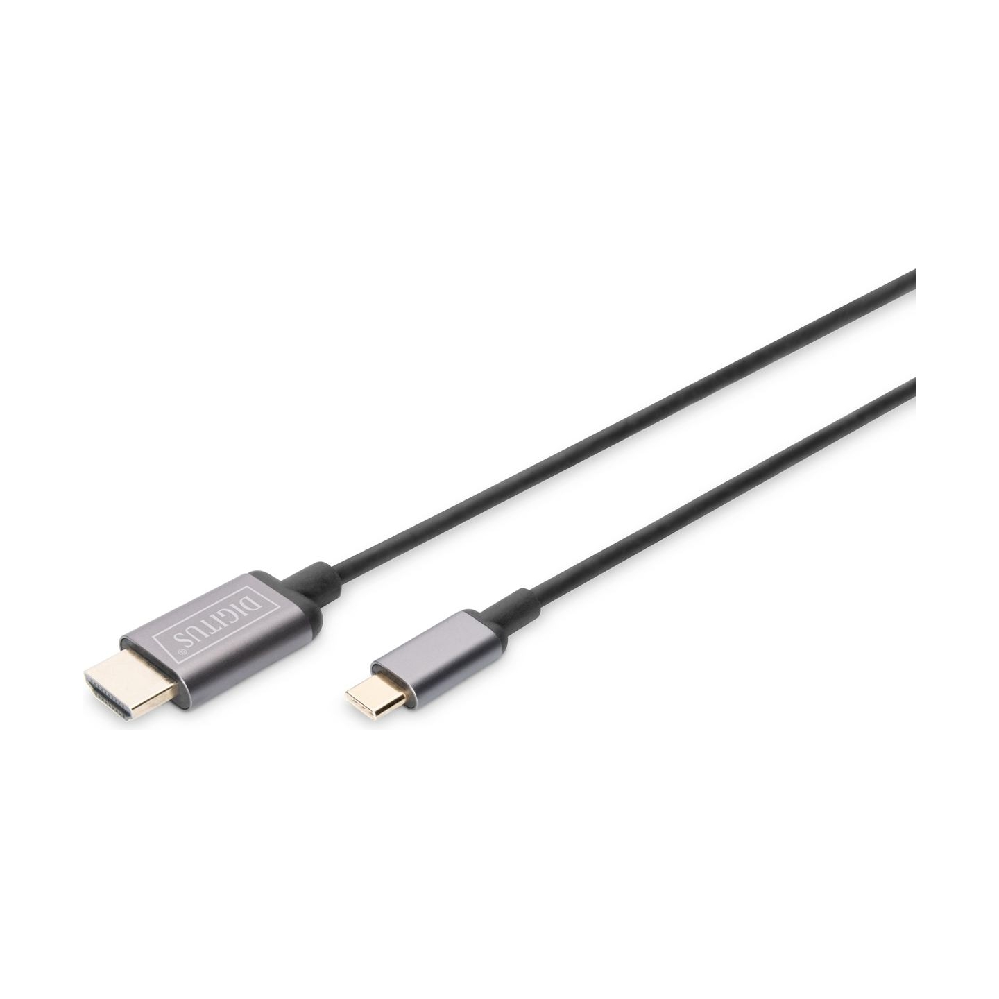Digitus | USB Type-C to HDMI Adapter | DA-70821 | Black | USB Type-C | 1.8 m