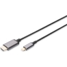 Digitus | USB Type-C to HDMI Adapter | DA-70821 | Black | USB Type-C | 1.8 m