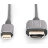 Digitus | USB Type-C to HDMI Adapter | DA-70821 | Black | USB Type-C | 1.8 m