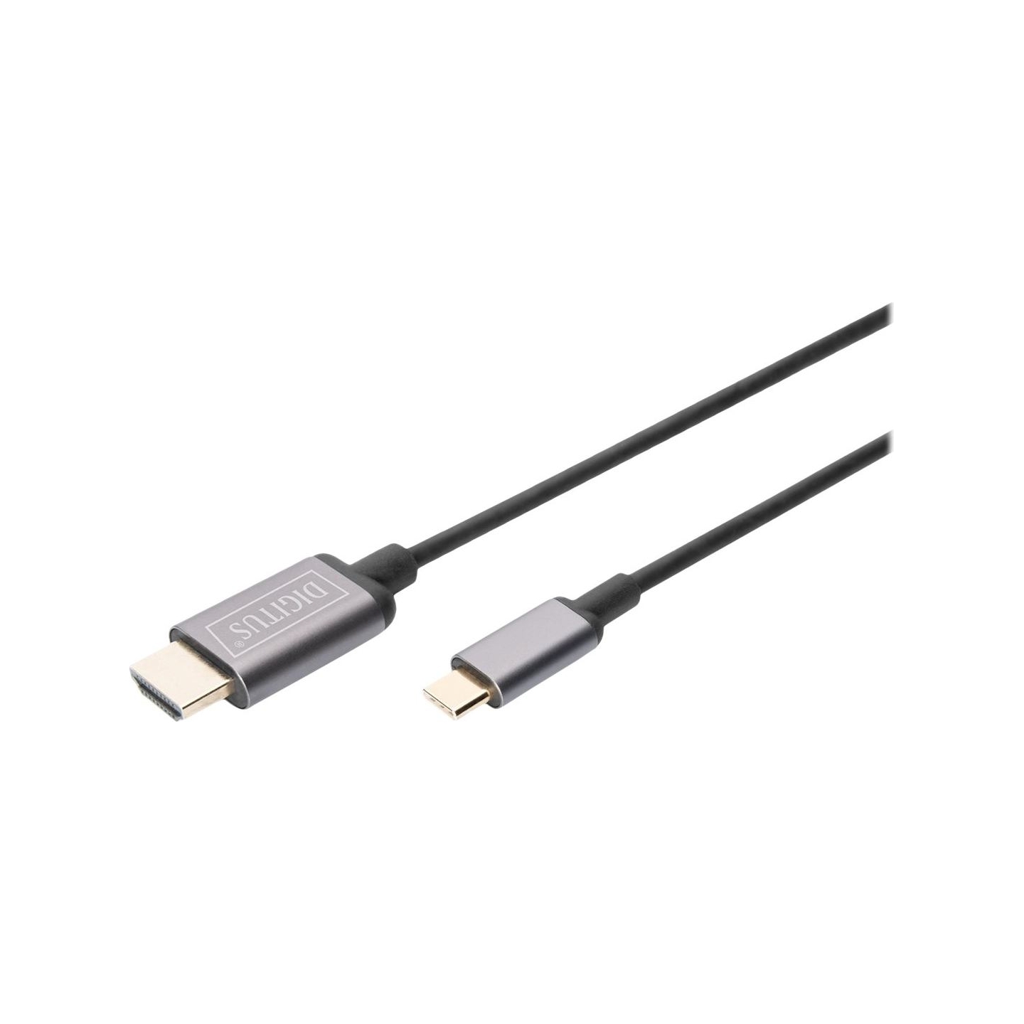 Digitus | USB Type-C to HDMI Adapter | DA-70821 | Black | USB Type-C | 1.8 m