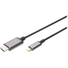 Digitus | USB Type-C to HDMI Adapter | DA-70821 | Black | USB Type-C | 1.8 m