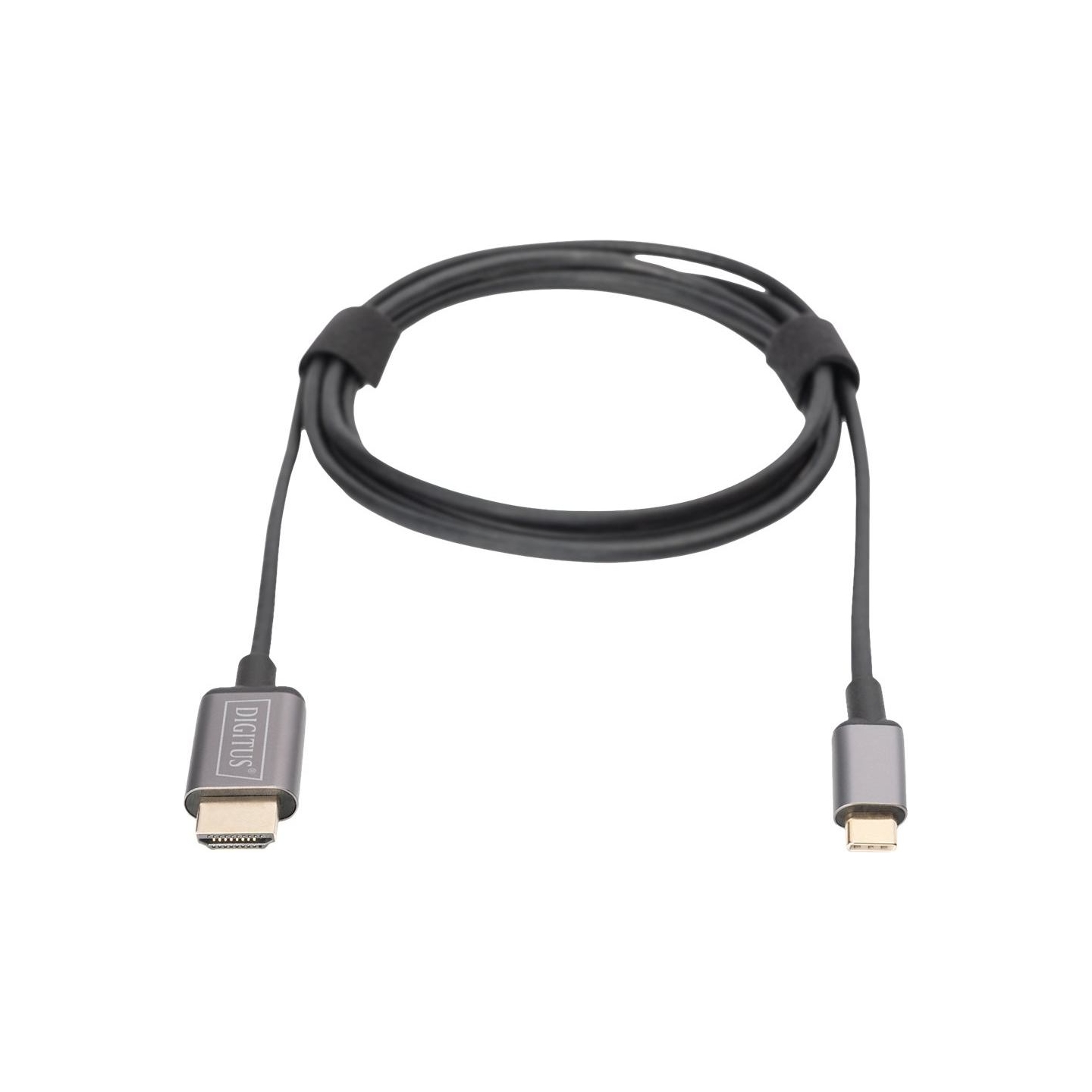 Digitus | USB Type-C to HDMI Adapter | DA-70821 | Black | USB Type-C | 1.8 m