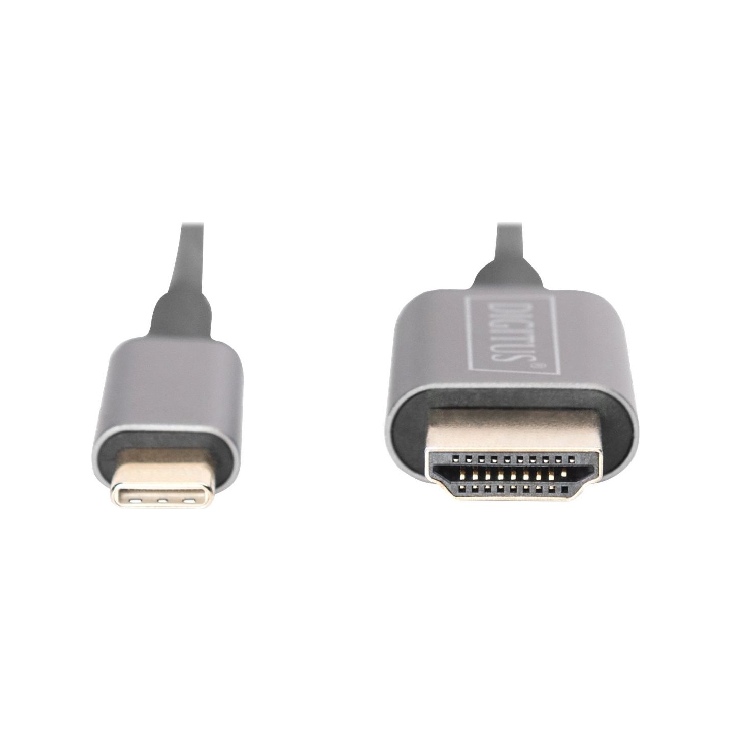 Digitus | USB Type-C to HDMI Adapter | DA-70821 | Black | USB Type-C | 1.8 m