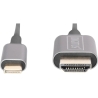 Digitus | USB Type-C to HDMI Adapter | DA-70821 | Black | USB Type-C | 1.8 m