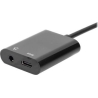 Digitus | USB Type-C adapter/Converter, Type-C to USB Type-C with 3.5mm stereo | AK-300400-002-S