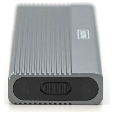 Digitus USB M.2 hard disk enclosure, SSD, external, SATA, 6Gbps, USB 3.1 Gen2 | DA-71154