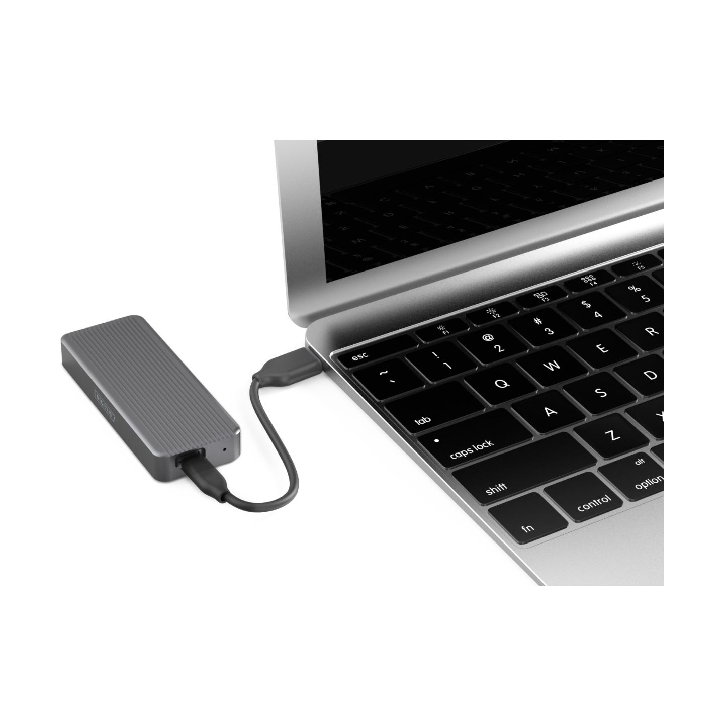 Digitus USB M.2 hard disk enclosure, SSD, external, NVMe, 20Gbps, USB 3.2 Gen2x2 | DA-71157