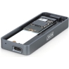 Digitus USB M.2 hard disk enclosure, SSD, external, NVMe, 20Gbps, USB 3.2 Gen2x2 | DA-71157