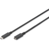 Digitus | USB Type-C Extension Cable | AK-300210-020-S | USB-C to USB-C USB Female 2.0 (Type C) | USB Male 2.0 (Type C)