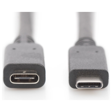Digitus | USB Type-C Extension Cable | AK-300210-020-S | USB-C to USB-C USB Female 2.0 (Type C) | USB Male 2.0 (Type C)