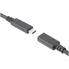Digitus | USB Type-C Extension Cable | AK-300210-020-S | USB-C to USB-C USB Female 2.0 (Type C) | USB Male 2.0 (Type C)