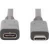 Digitus | USB Type-C Extension Cable | AK-300210-020-S | USB-C to USB-C USB Female 2.0 (Type C) | USB Male 2.0 (Type C)
