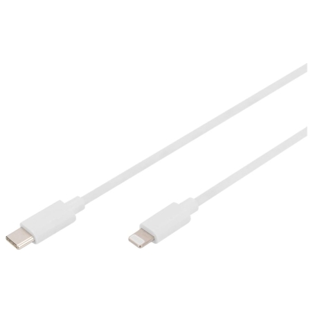 Digitus | Lightning to USB-C data/charging cable | DB-600109-020-W | USB-C to Lightning Apple Lightning 8-pin | USB C