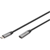 Digitus | USB-C/M to USB-C/F Extension Cable | DB-300230-010-S | USB-C to USB-C USB C, plug | USB-C jack