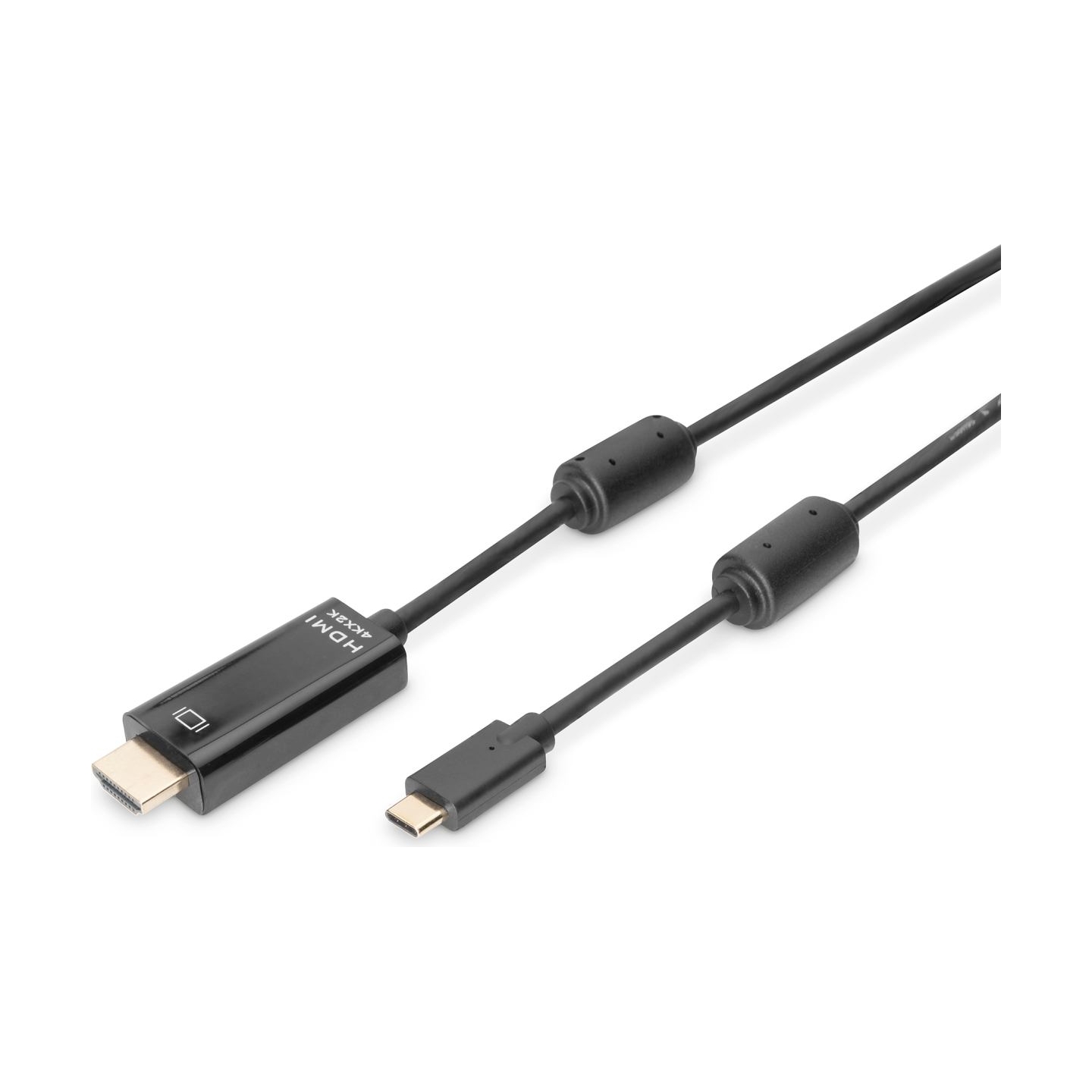 Digitus USB Type-C adapter cable, Type-C to HDMI A M/M, 2.0m, 4K/60Hz, 18GB, bl, gold | Digitus | USB Type-C adapter cable | AK-