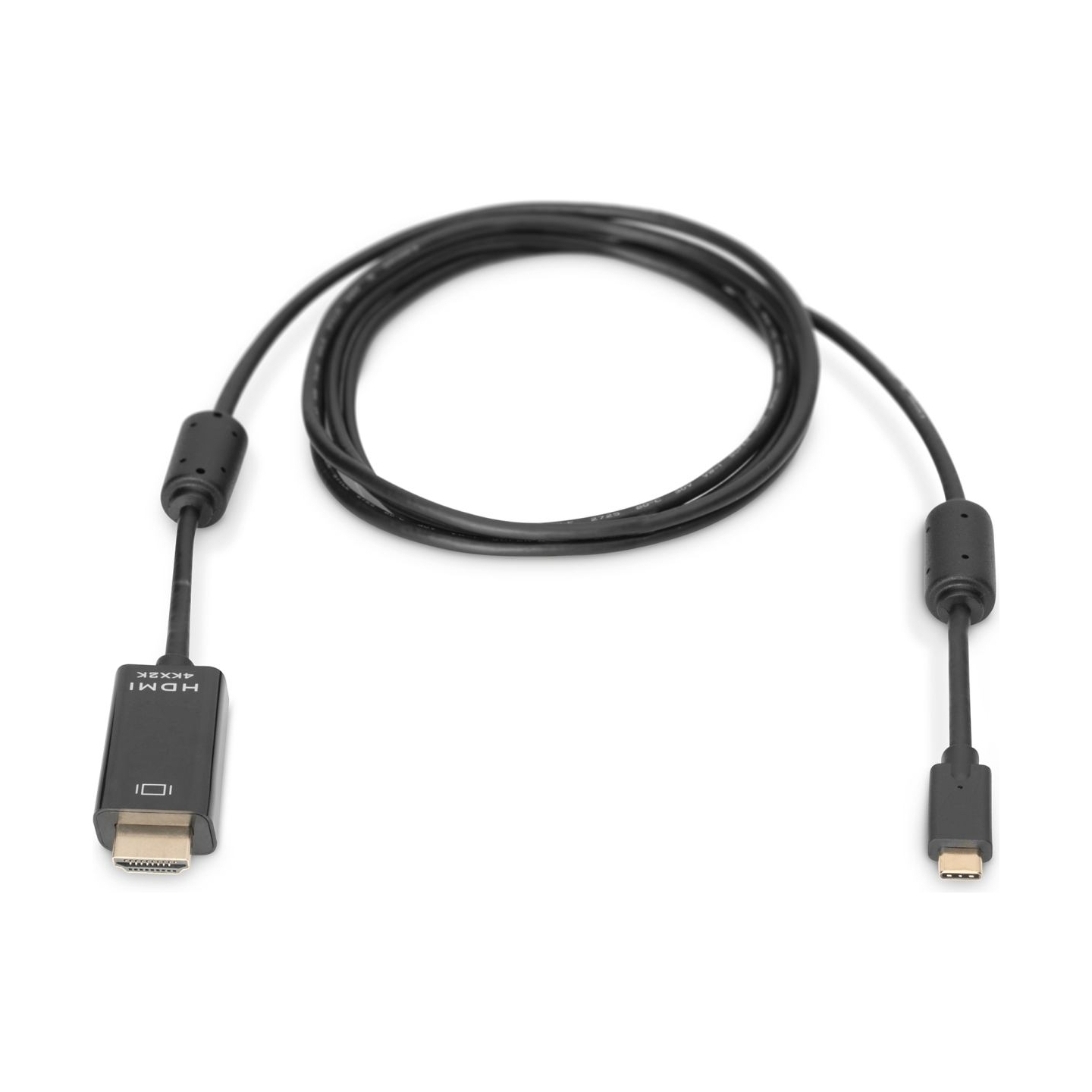 Digitus USB Type-C adapter cable, Type-C to HDMI A M/M, 2.0m, 4K/60Hz, 18GB, bl, gold | Digitus | USB Type-C adapter cable | AK-
