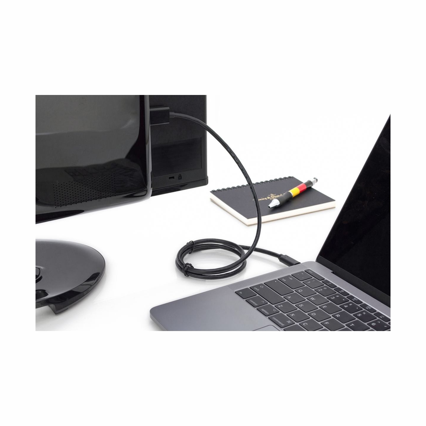Digitus USB Type-C adapter cable, Type-C to HDMI A M/M, 2.0m, 4K/60Hz, 18GB, bl, gold | Digitus | USB Type-C adapter cable | AK-