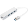 Digitus | 3-port USB Hub and Gigabit LAN adapter | DA-70250-1 | USB Hub