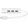 Digitus | 3-port USB Hub and Gigabit LAN adapter | DA-70250-1 | USB Hub