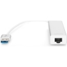 Digitus | 3-port USB Hub and Gigabit LAN adapter | DA-70250-1 | USB Hub