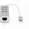 Digitus | USB Type-C 3-Port Hub + Fast Ethernet LAN Adapter | DA-70253